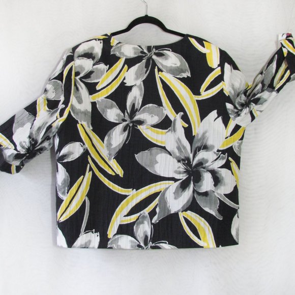 ALFRED DUNNER 20W Floral Print Jacket - Picture 2 of 4